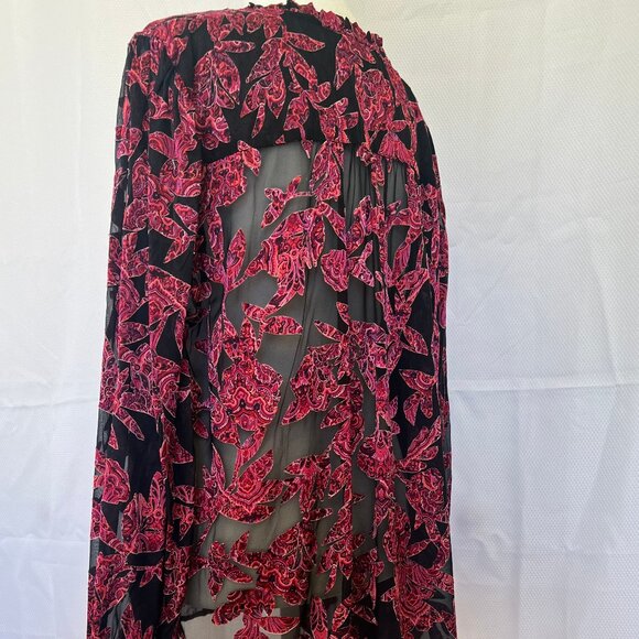 J. Jill Ruffled Burnout Top - Picture 5 of 10